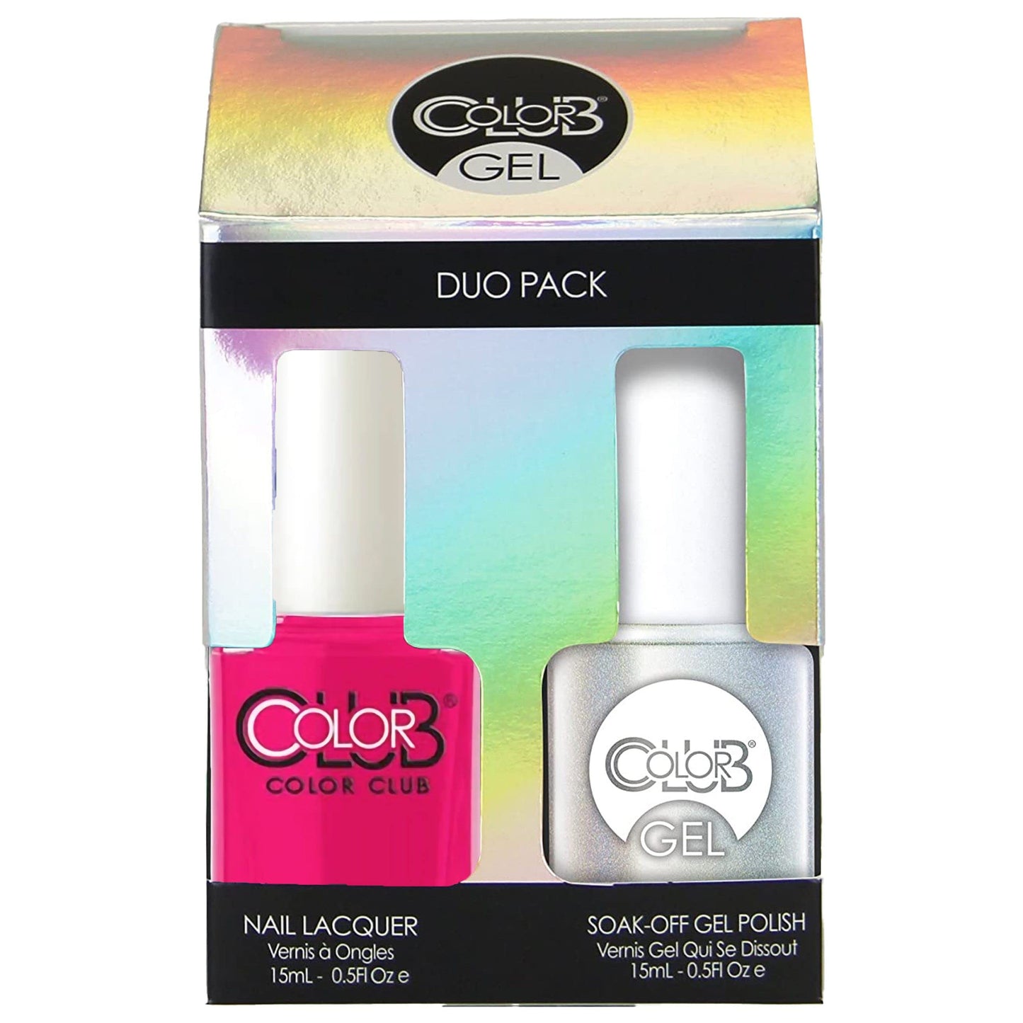 Color Club Tube Top Color Club Gel + Lacquer Duo Includes 1 Each Of 05gelnr14 and 05anr14, 0.5 fluid_ounces