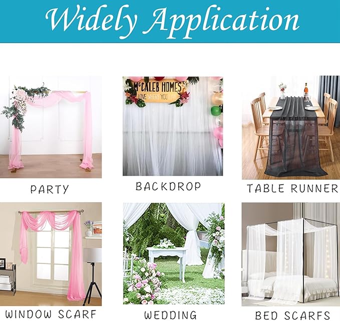 Akiky Bed Canopy Curtains for Girls Elegant Canopies Curtain Scarf with Light Great as Room Decor,Wedding decortion,Window Valance Curtain (Twin,White)