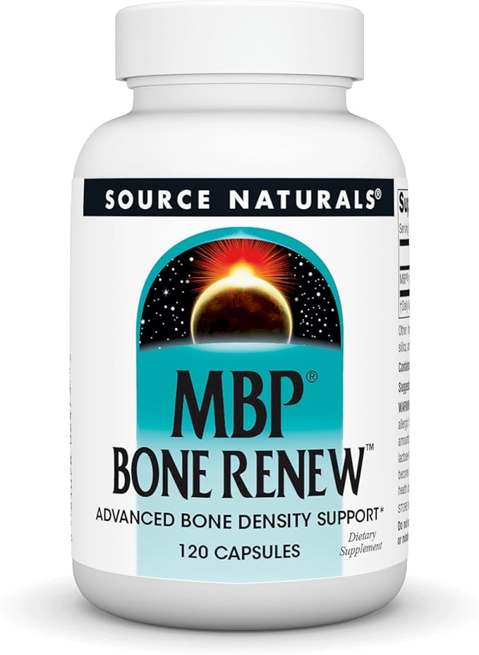 Source Naturals MBP Bone Renew - Milk Protein for Advanced Bone Density Support* - 120 Capsules