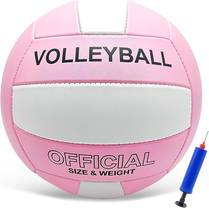 Stavanicen Volleyball Official Size 5 for Indoor Outdoor, Soft Touch Volleyballs for Adults Beach Pool Game Gym Training P...
