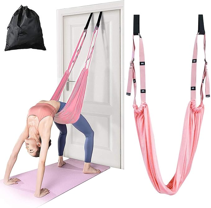 Waist Back Leg Stretch Strap/Yoga Fitness Band, Leg Stretching Assist Trainer, Yoga Stretcher, Back Bend Split Inversion S...