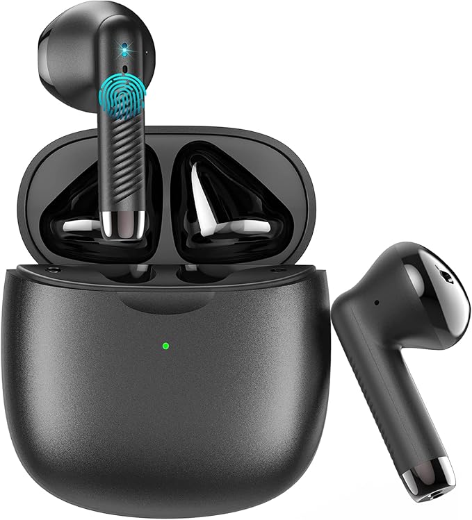 Wireless Earbuds, Bluetooth 5.4 Earbuds Stereo Bass, Bluetooth Headphones in Ear Noise Cancelling Mic, Earphones IP7 Water...