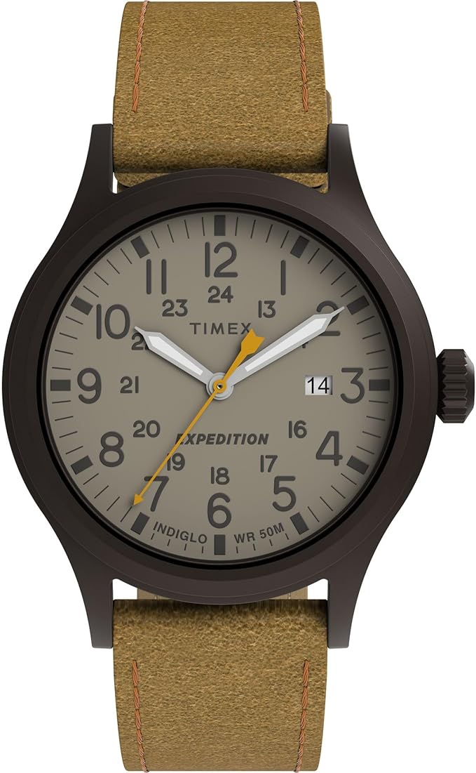 Timex Expedition Scout 40mm Men’s Analog Watch | Luminous Hands | Durable Comfortable Adjustable Strap | 24 Hour Time | Ru...