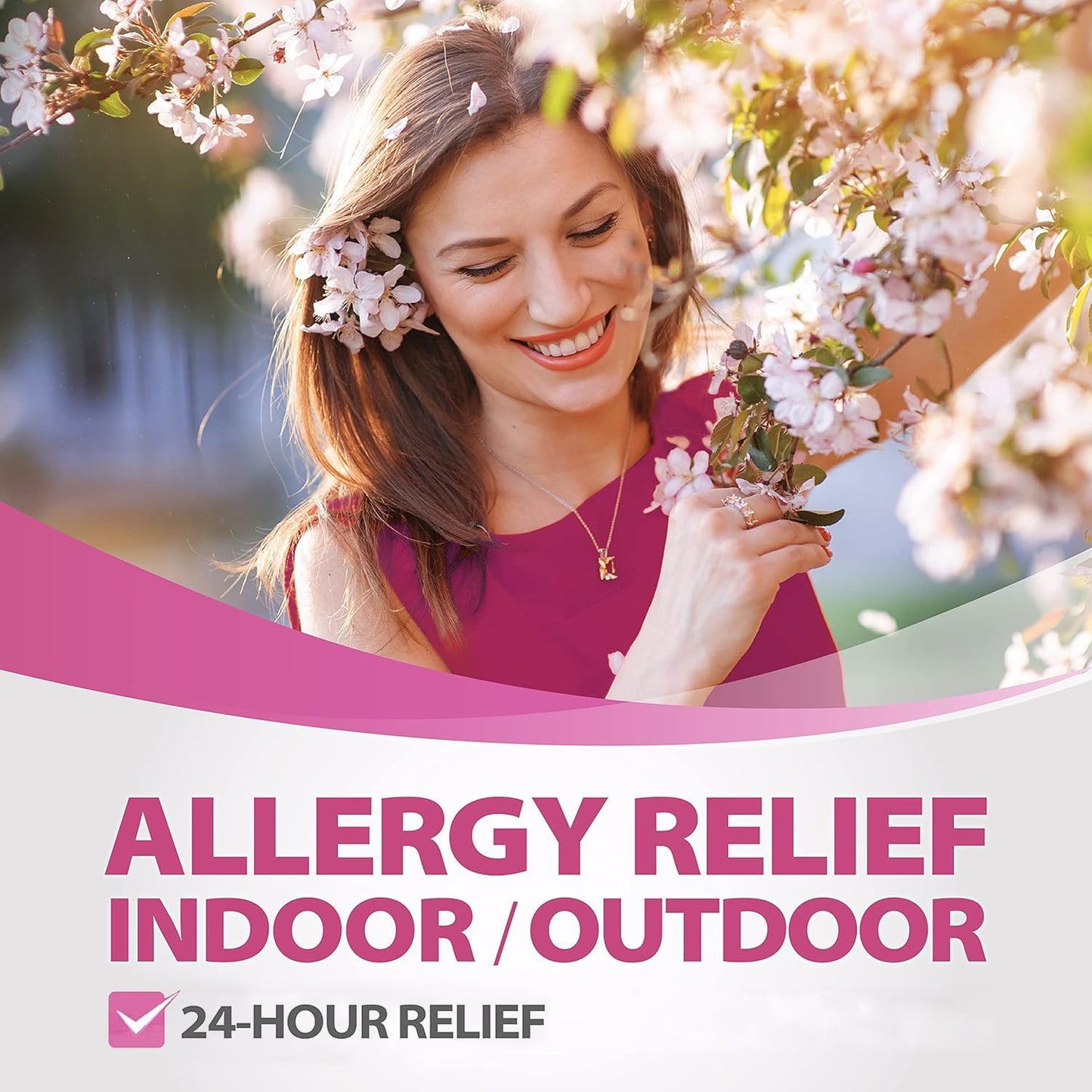 HealthA2Z Fexofenadine Hydrochloride 180mg, Antihistamine for Allergy Relief, 24-Hour Antihistamine for Allergy Relief (120 Count (Pack of 1))
