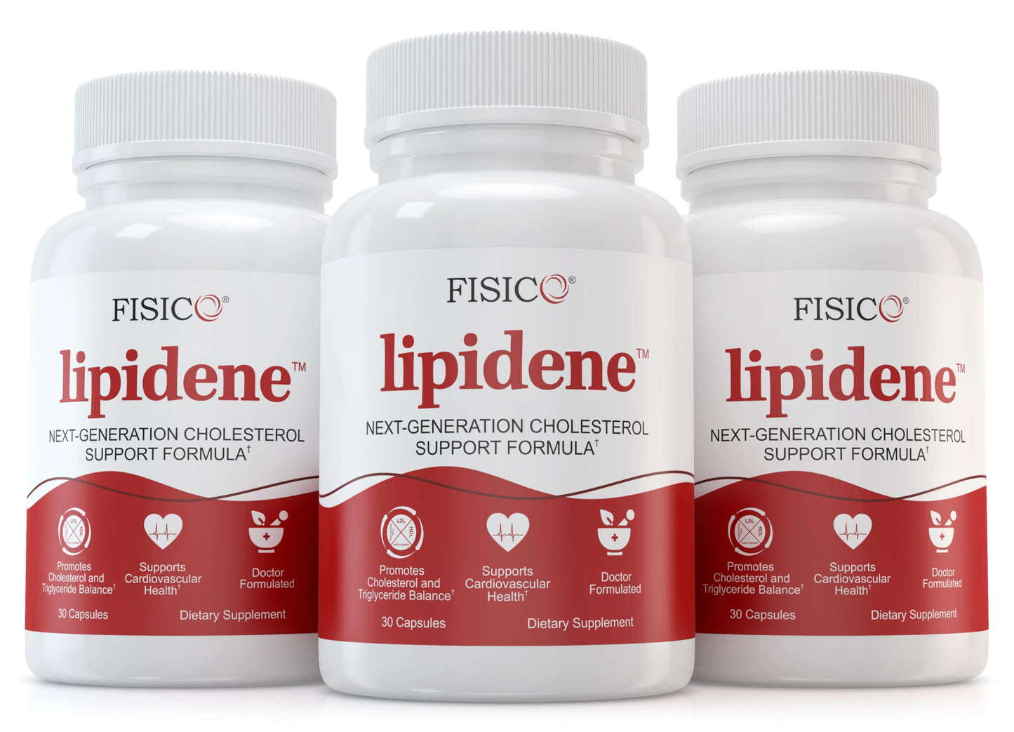 LIPIDENE Cholesterol Support & Heart Health Supplement – Lipid Balance, Cardiovascular Function, Heart Health, Circulation and Arterial Wellness. Contains Bergamot & Olive Fruit Extract – 30 Capsules