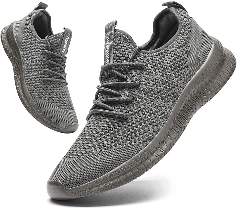 FUJEAK Men Running Shoes Men Casual Breathable Walking Shoes Sport Athletic Sneakers Gym Tennis Slip On Comfortable Lightw...
