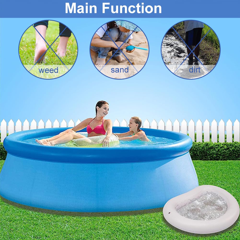 Inflatable Pool Foot Bath Basin, Foot Soaking Bath Basin Pool Feet Wash for Above Ground Swimming Pools, Swimming Pools Clean Fe