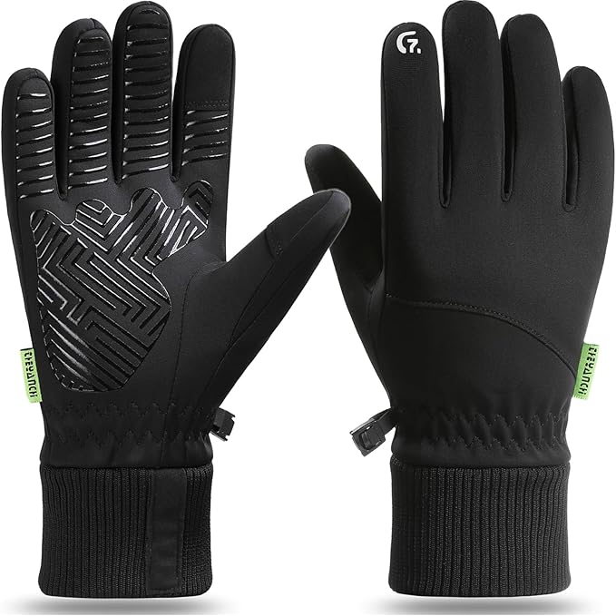 weiatas Winter Warm Gloves for Men Women Waterproof, Touchscreen Cold Weather Gloves for Cycling Driving Hiking Running Wo...