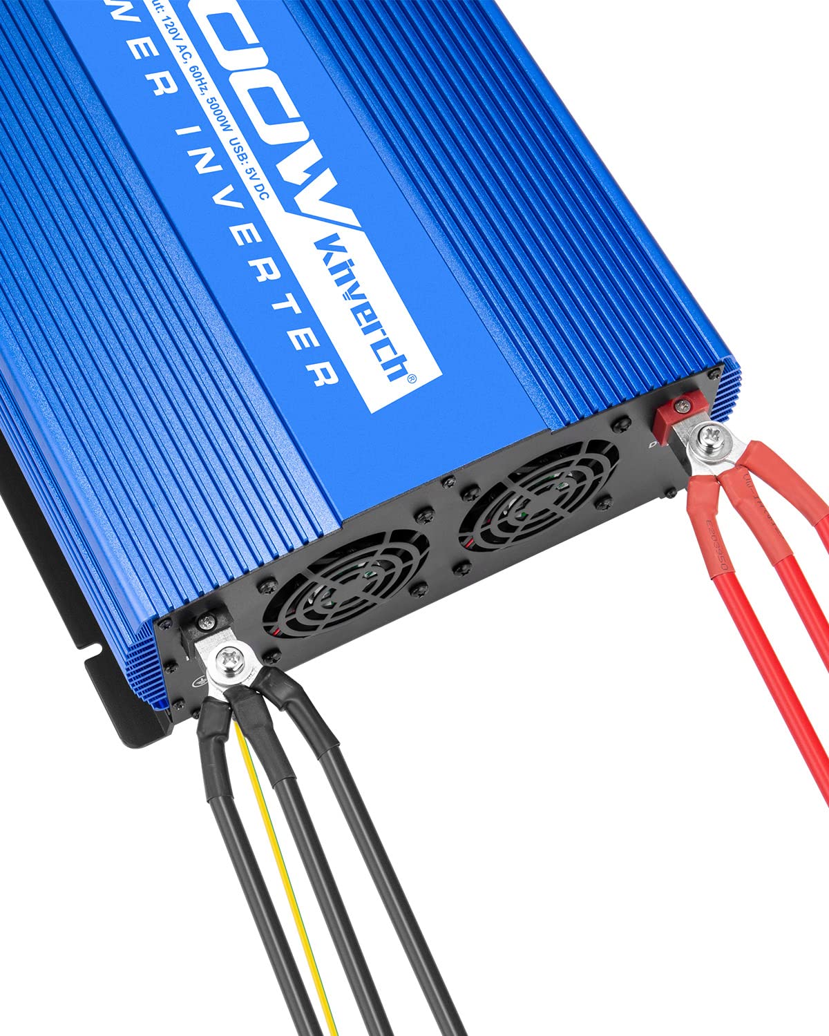 Kinverch 5000W Power Inverter 12V To 110V Car Inverter With 4Ac Outlets 2Usb Ports For Camping/Truck/Rv/Home