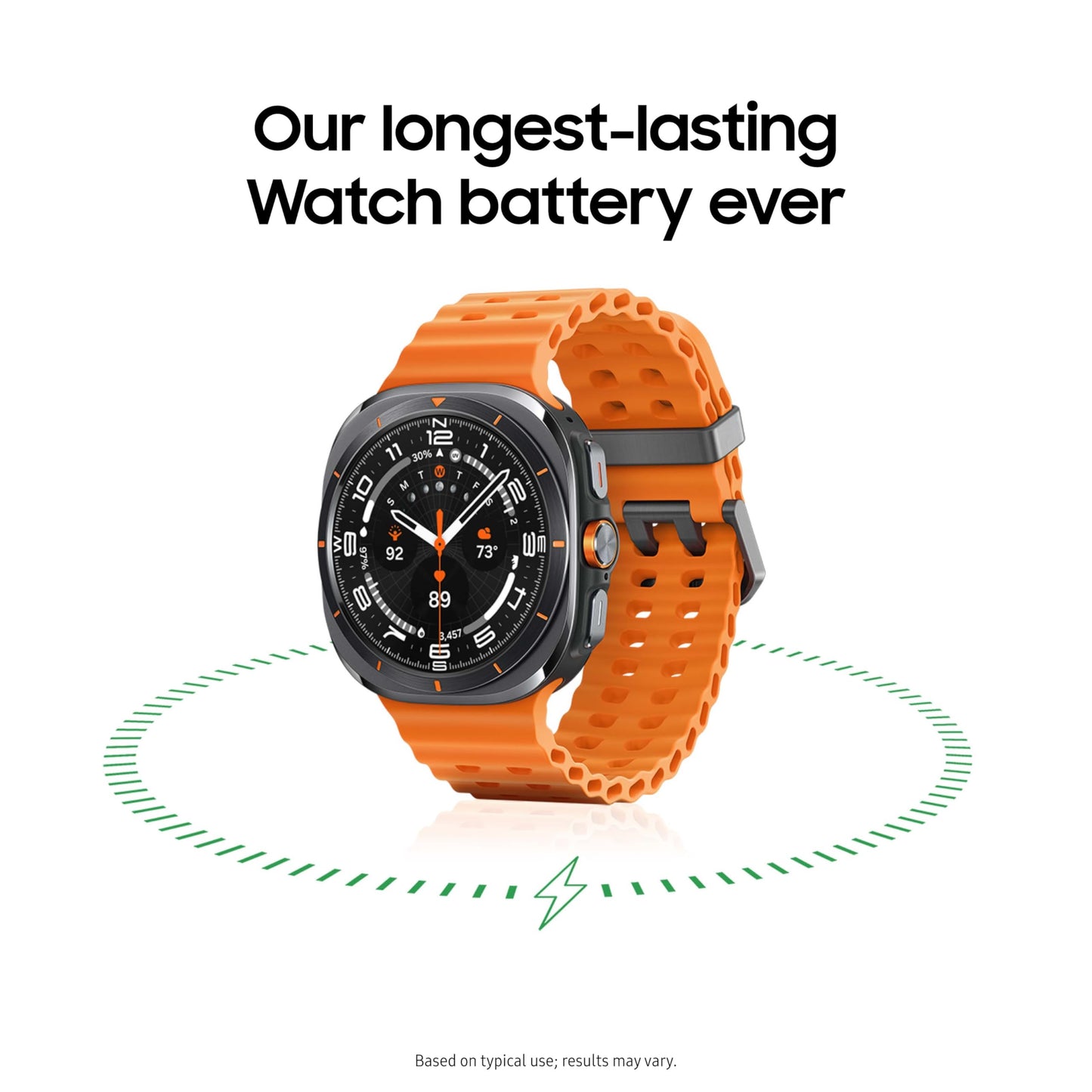 Samsung Galaxy Watch Ultra (2024) 47mm LTE AI Smartwatch w/Energy Score, Wellness Tips, Heart Rate Tracking, Sleep Monitor, Fitness Tracker, GPS, Titanium Gray [US Version, 1Yr Manufacturer Warranty]