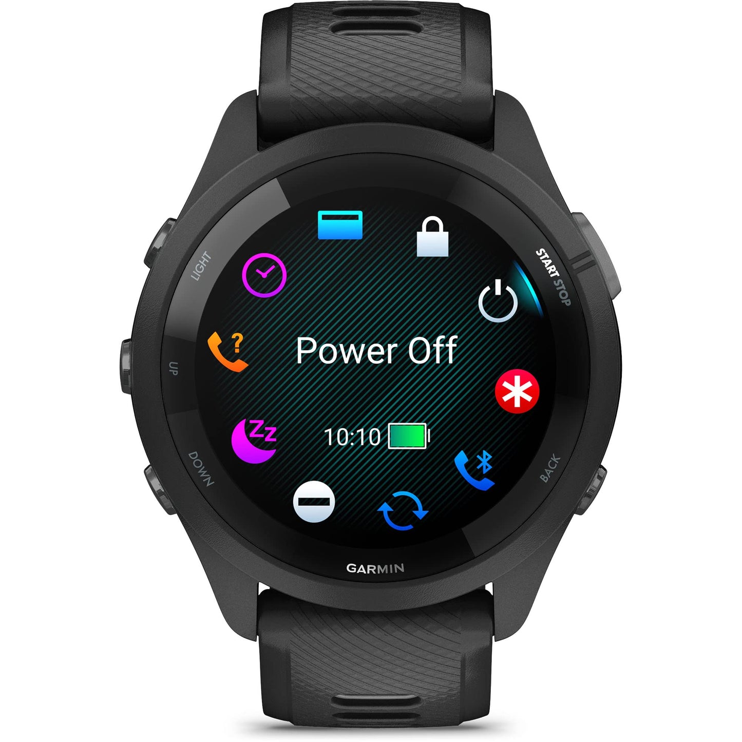 Garmin Forerunner 265 Running Smartwatch, Colorful AMOLED Display, Training Metrics and Recovery Insights, Black and Powder Gray (Renewed)