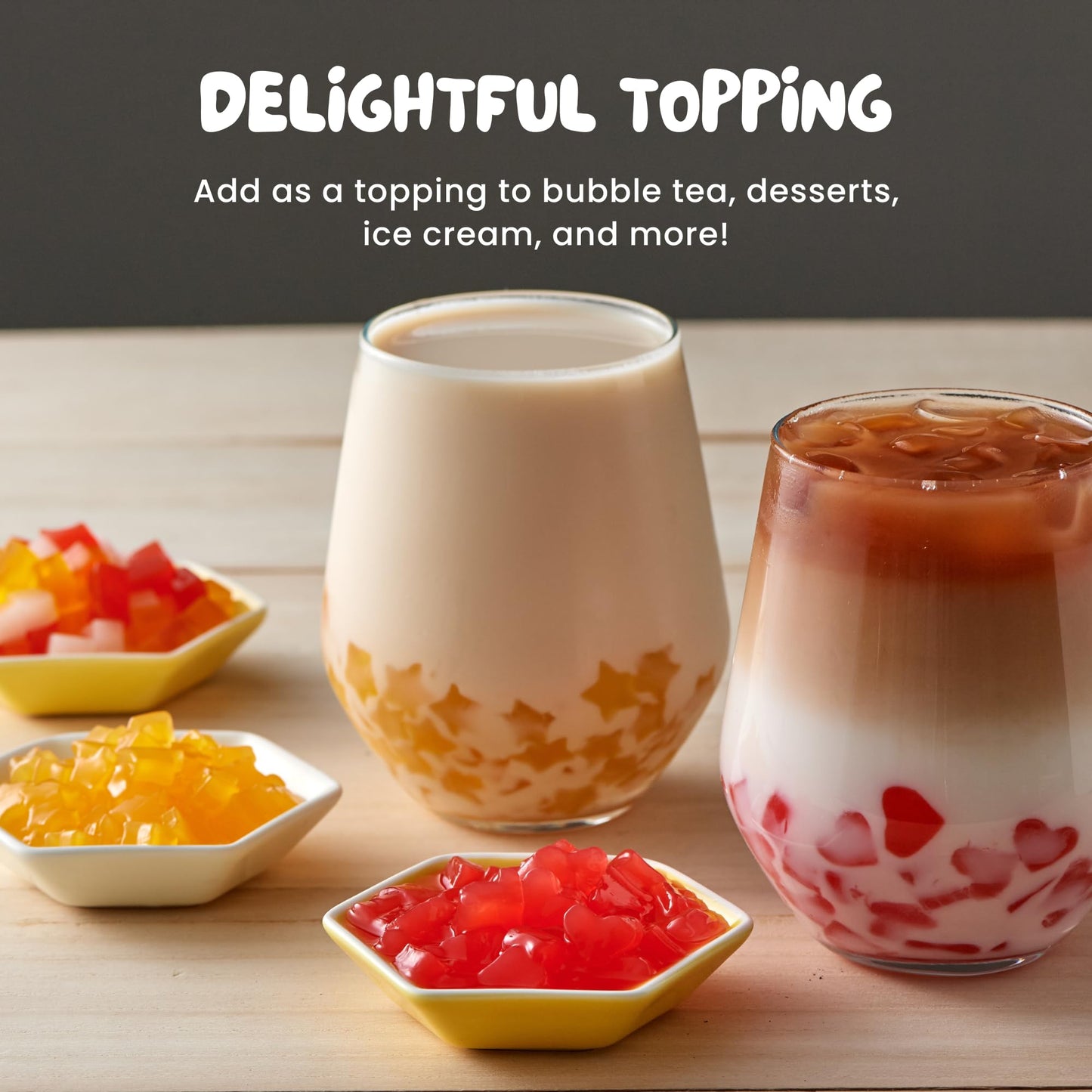 Bossen Jelly Topping-8.38lbs/bottle-variation (Lychee star)