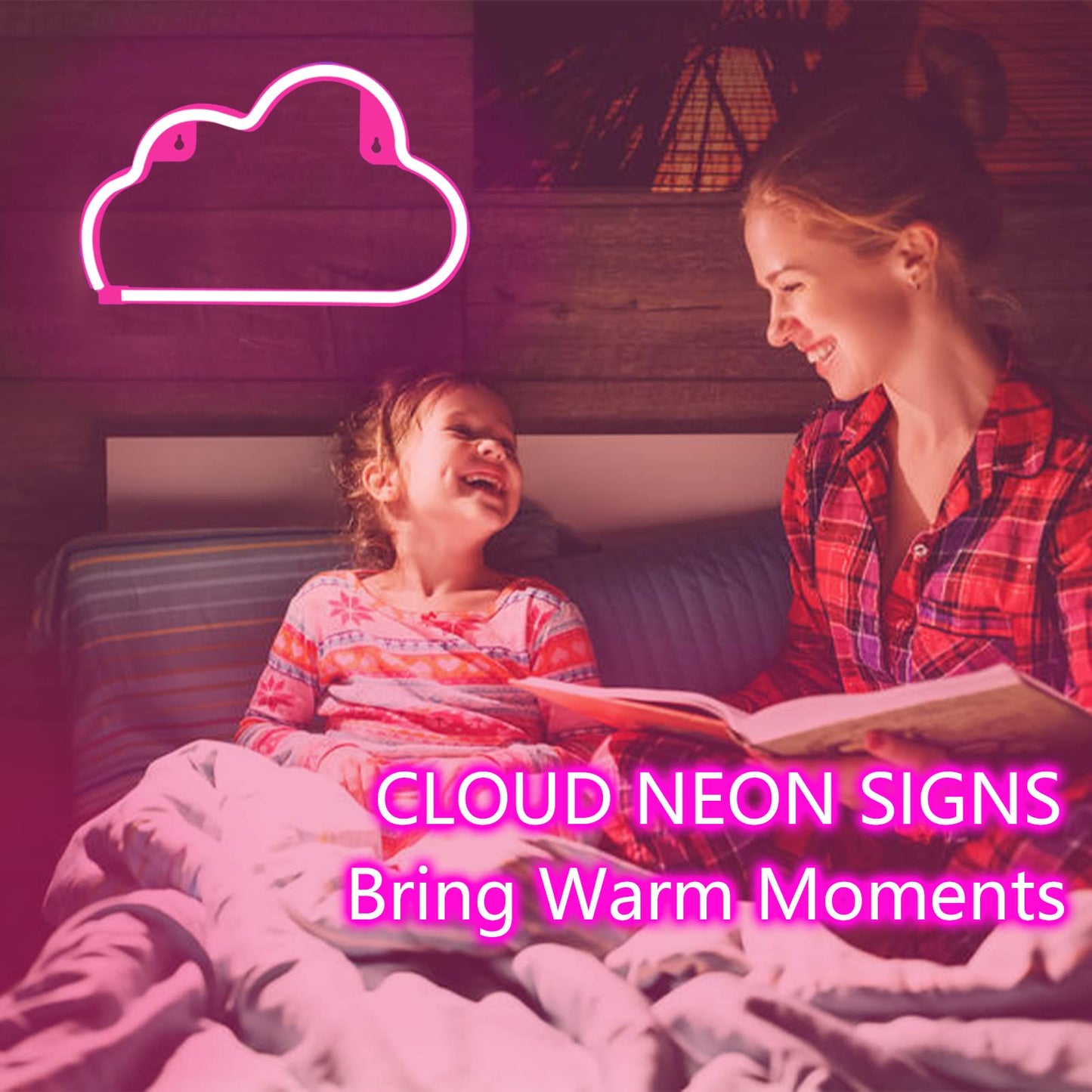 Bernicekelly Led Cloud Neon Light Wall Decor, Pink, Usb/Battery Powered, Model Yyi-50, Ideal For Bedroom Aesthetic And Party Decorations