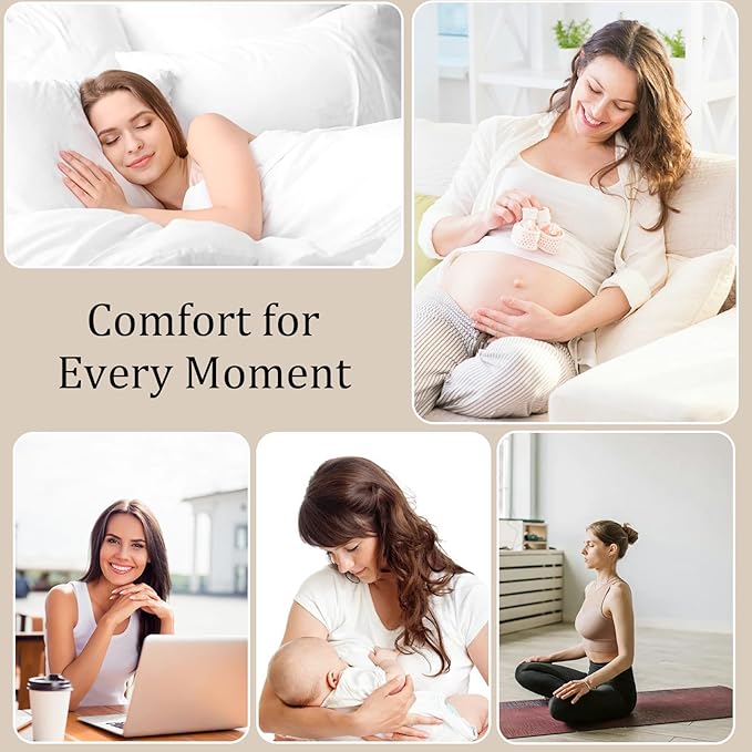 Vinfact 3 Pack Nursing Bras for Breastfeeding Comfort Maternity Bras for Pregnancy Wireless Seamless Breastfeeding Bras