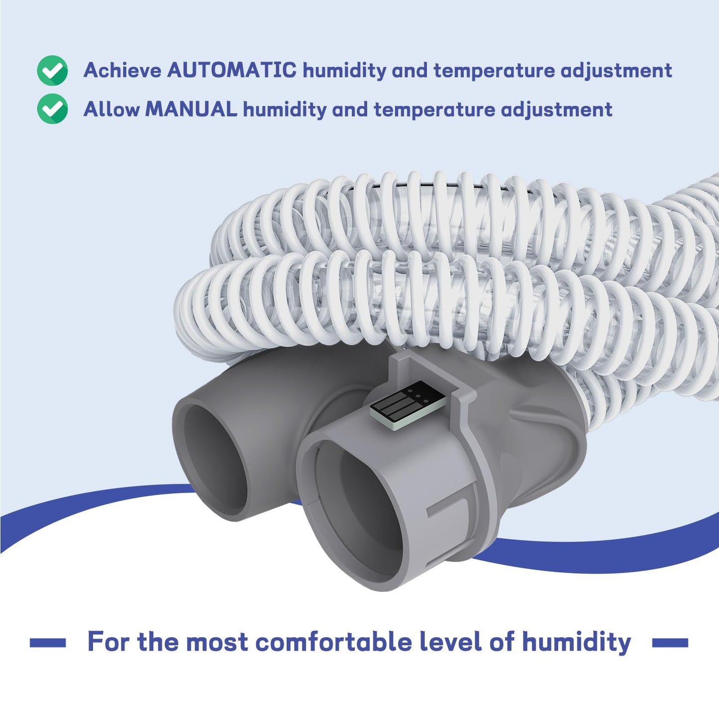 Replacement Heating Tube for Airsense 10 tubing, ClimateAir Line Hose with Rain Out Eliminated and Humidity Adjustment, Compatible with Airsense 10 & Aircurve 10 (S11 NOT COMPATIBLE)