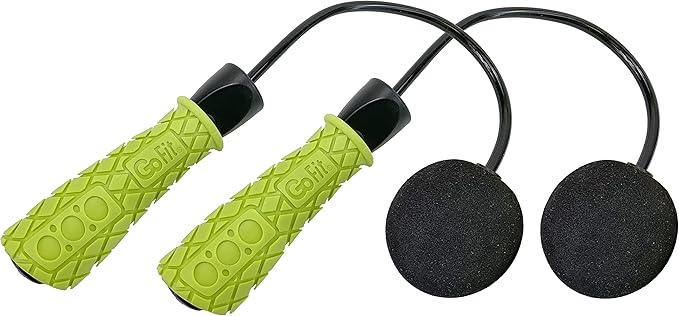 GoFit Green Ropeless Jump Rope, (GF-RJR)