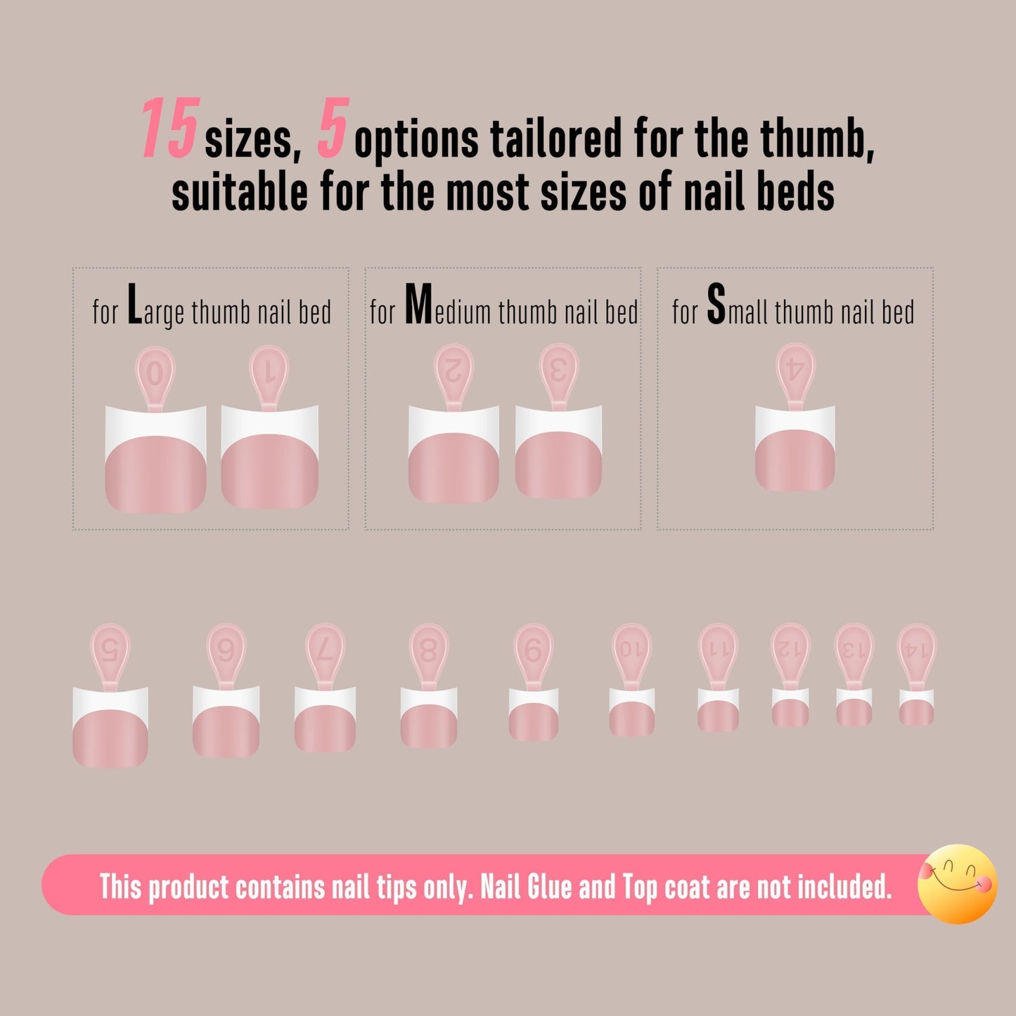 NOVO OVO Halloween Short Toe Nail Tips White French Tip with Moon Curve, BABY PINK Thick Sharp Square Toenail Extension, Soft Ge