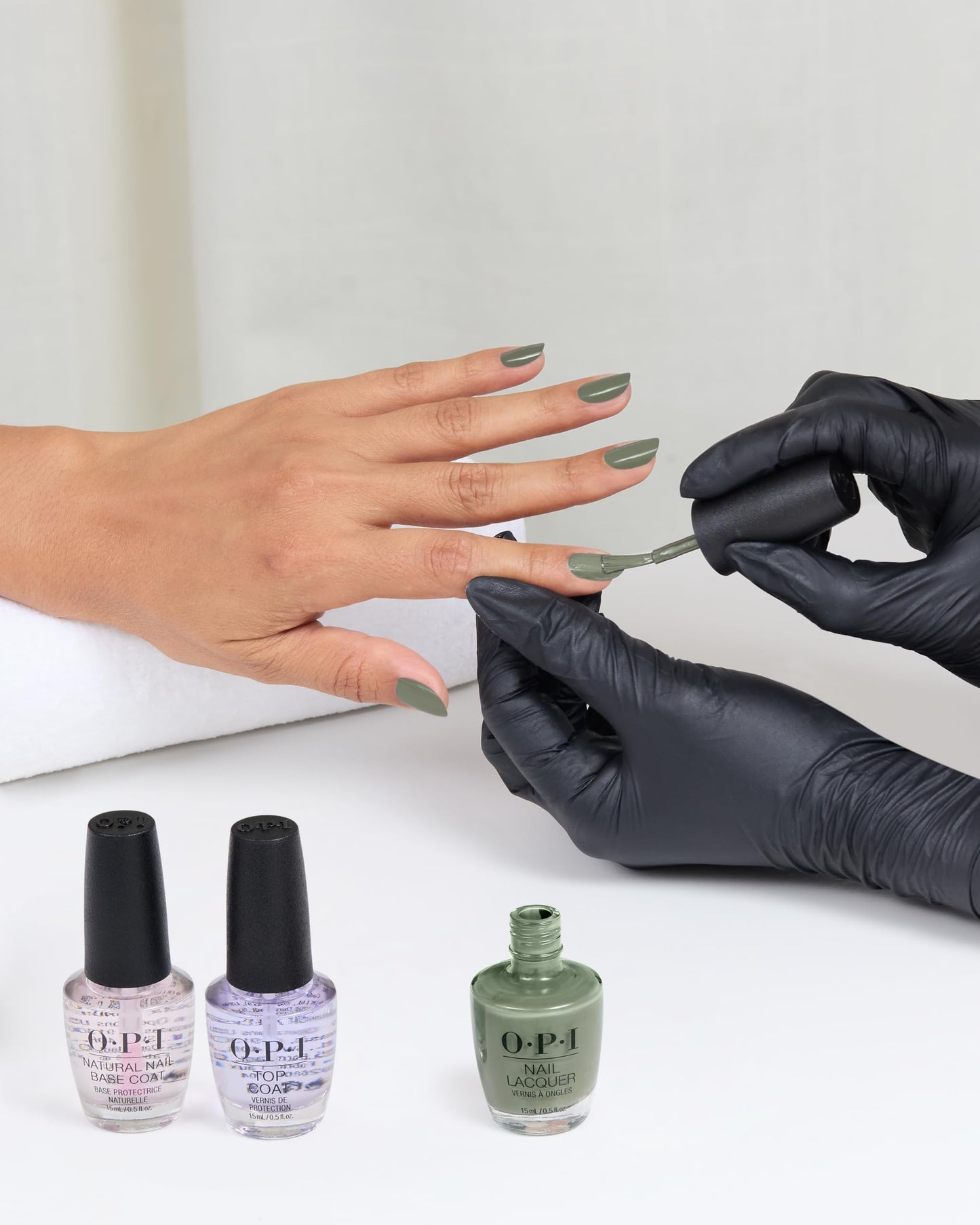 OPI Nail Lacquer Cargo All Out | Opaque Cool Army Green Crme Chip Resistant Nail Polish | What's Your Mani-tude | Fall 2025