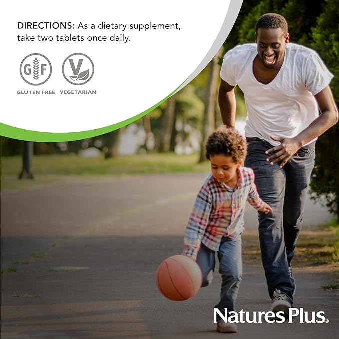 Natures Plus Commando 2000-60 Tablets - Antioxidant Protection - Supports Brain, Circulatory Function & Immune System - Vegetarian, Gluten Free - 30 Servings