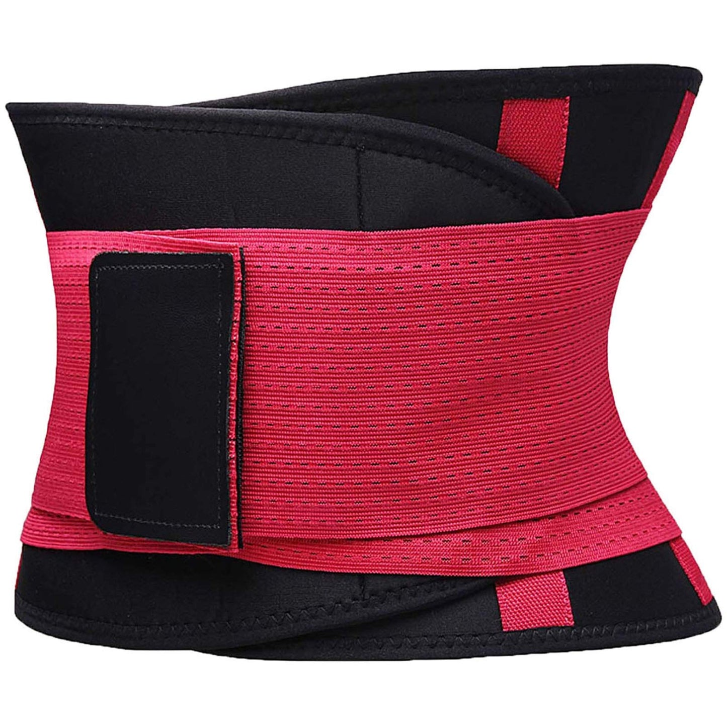 VENUZOR Waist Trainer Belt for Women - Waist Cincher Trimmer - Slimming Body Shaper Belt - Sport Girdle Belt (UP Graded)(Rose Red,Large)
