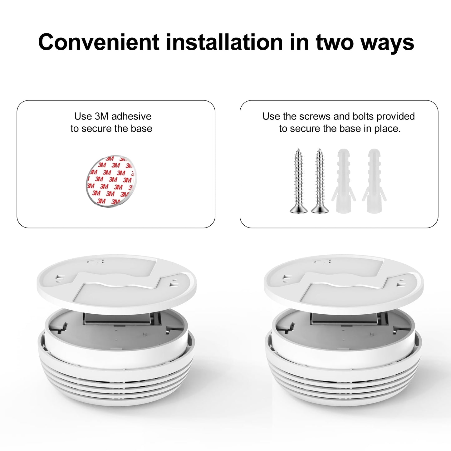 Fire Alarms Smoke Detectors, Photoelectric Sensor Smoke Alarm Battery Operated, Fire Alarm with Test Button & Low Battery Signal, LED Warning Light 85 dB Alarm Sound for Bedroom and Home, 2 Pack