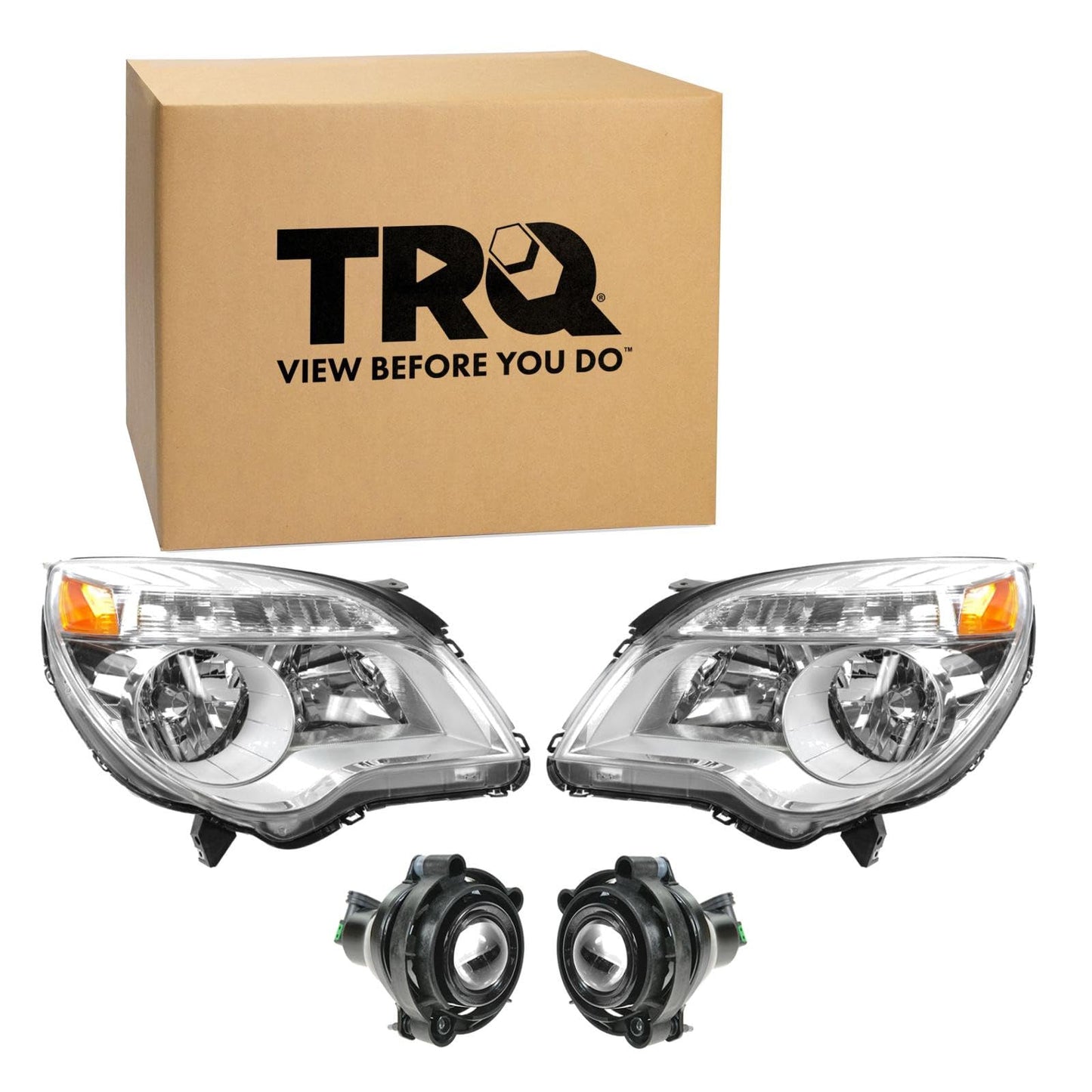 Trq Lighting Kit Driver & Passenger Side Compatible With 2010-2015 Chevrolet Equinox Gm2502338 Gm2503338 Gm2593157
