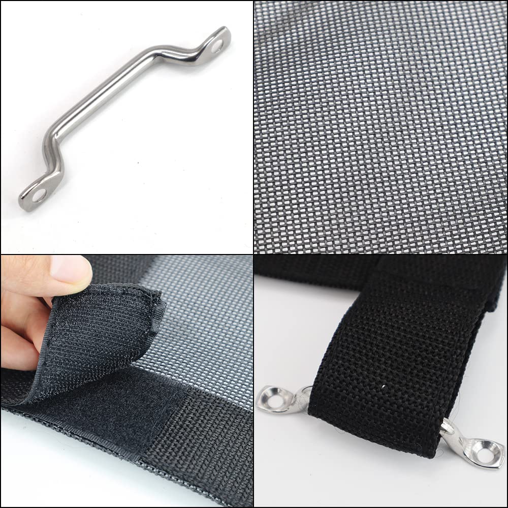 Liauliadll 35 Inch Length X 26 Inch Height Horse Trailer Window Screen 1 Pack