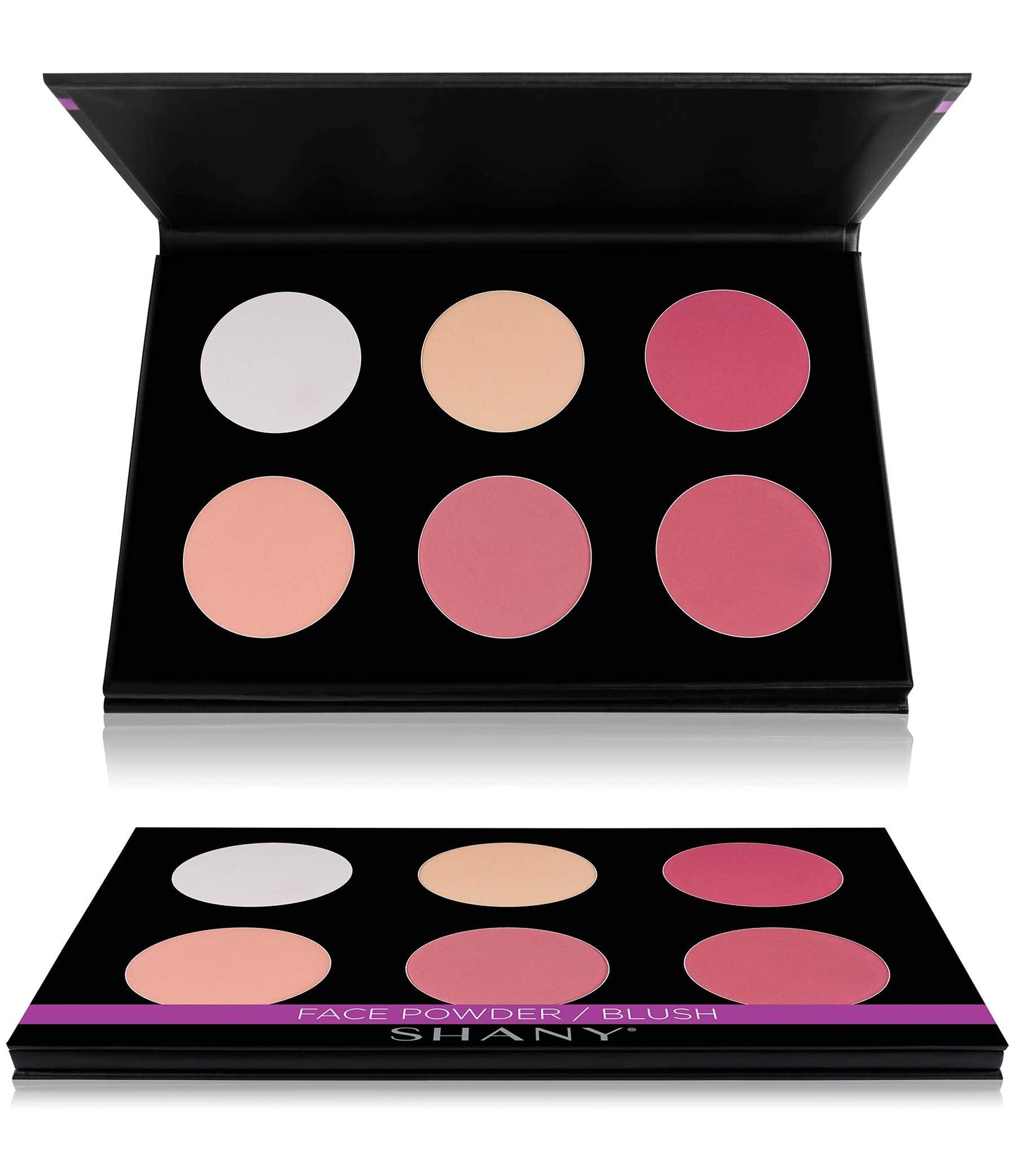 SHANY Cosmetics Shimmer & Matte Blush/Highlighter Face Palette - Layer 4 - Refill For The 6 Layer Mini Masterpiece Collection Ma