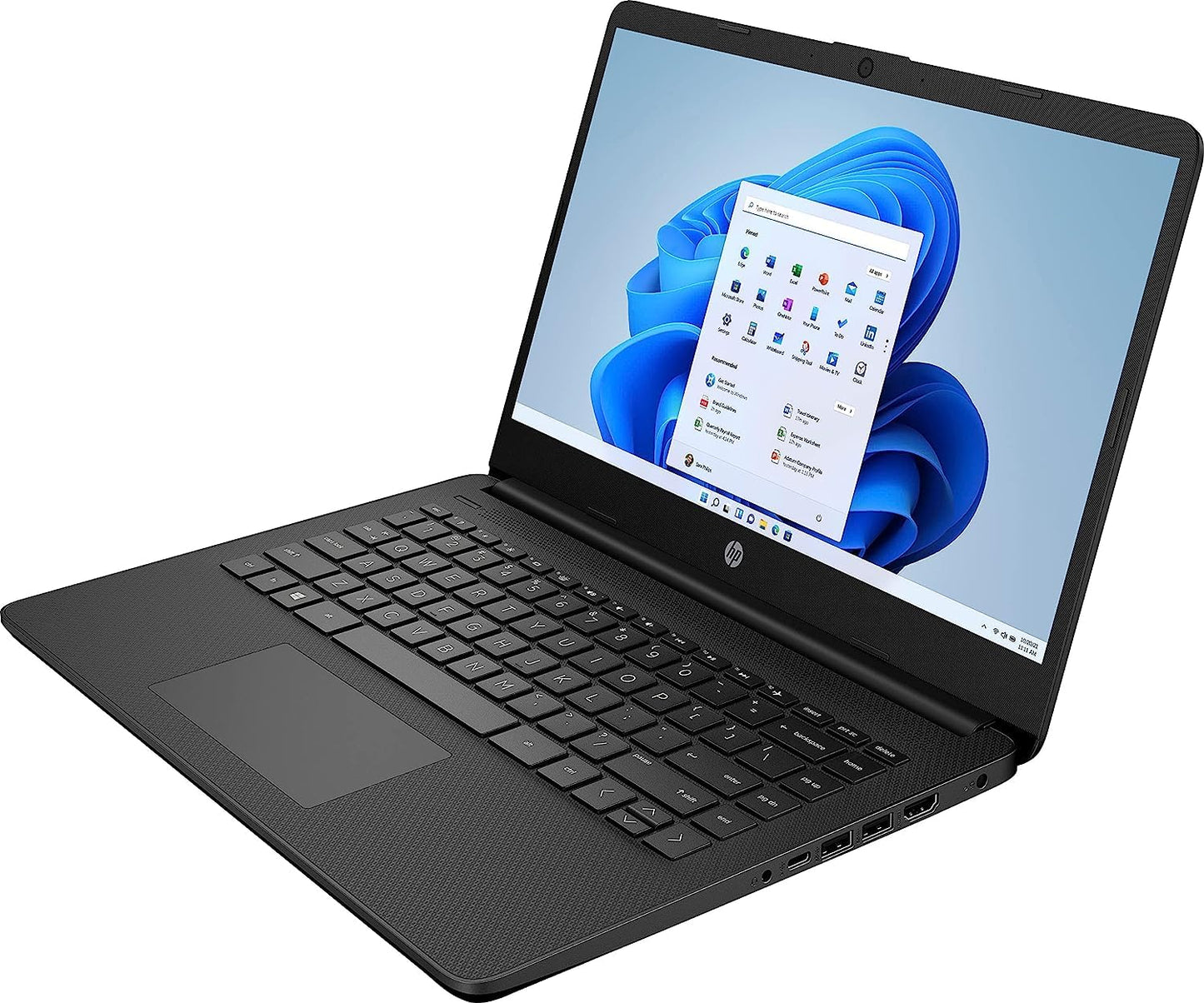 Hp 14 Laptop For Student And Business Stream Ultral Light, Intel Quad-Core Processor, 16Gb Ram, 128Gb Storage(64Gb Emmc+64Gb Gho