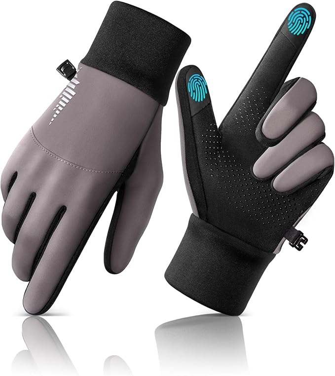 rivmount Water-Resistant Winter Gloves Touch Screen, Women Men Thermal Warm Gloves Suit for Cold Weather Running, Cycling,...