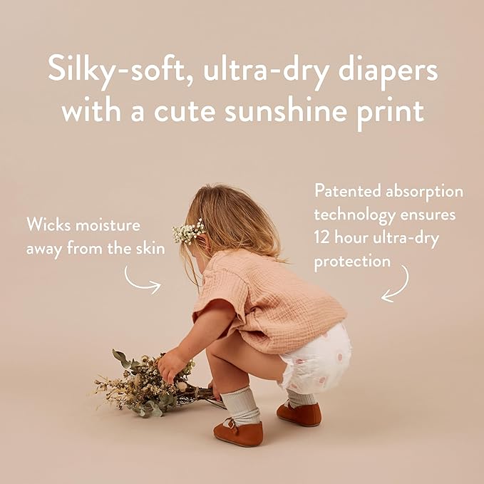 Joonya Baby Diapers, Size 4 L (15-31 lb) - 6 Bags of 25 (150) - New Range - NonToxic, Eco-Friendly, Ultra Slim, Overnight Use - Made in Denmark