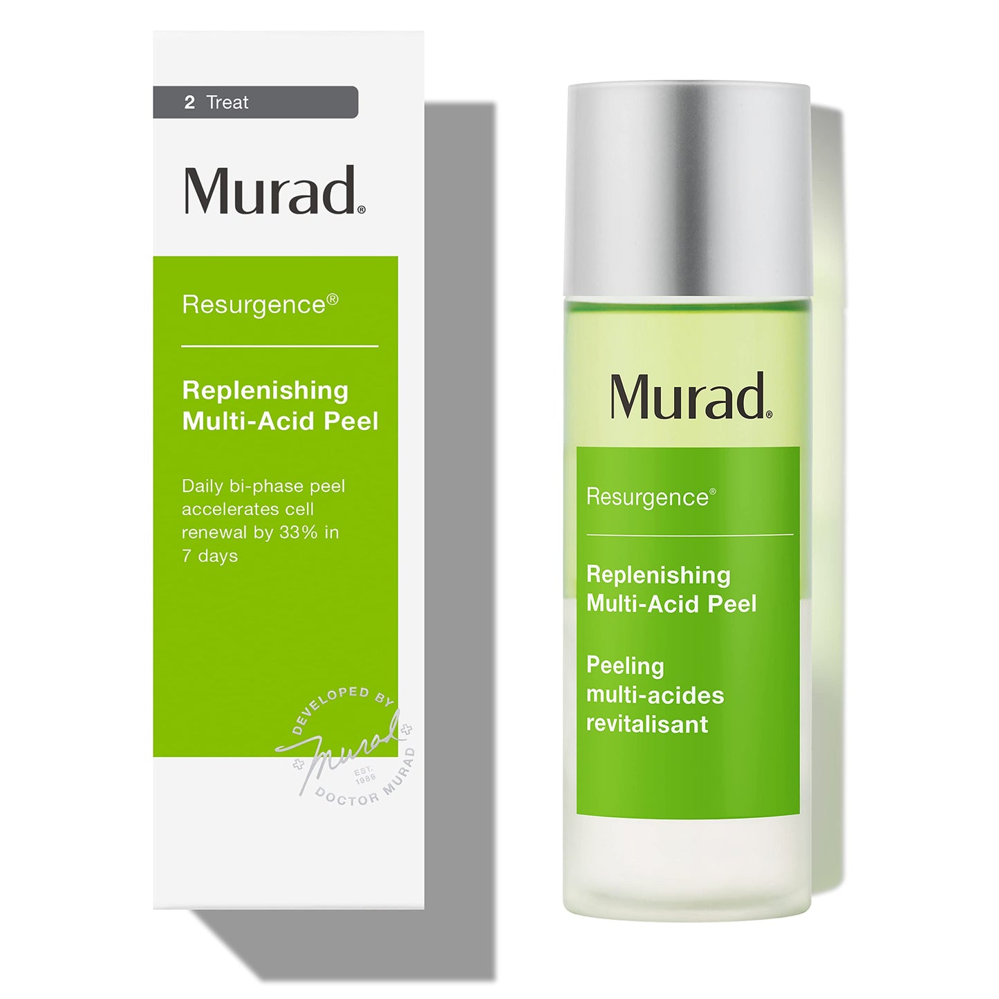 Murad Replenishing Multi-Acid Peel - Resurgence AHA/BHA Salicylic and Glycolic Acid Peel - Skin Renewing Face Peel - Daily Facia