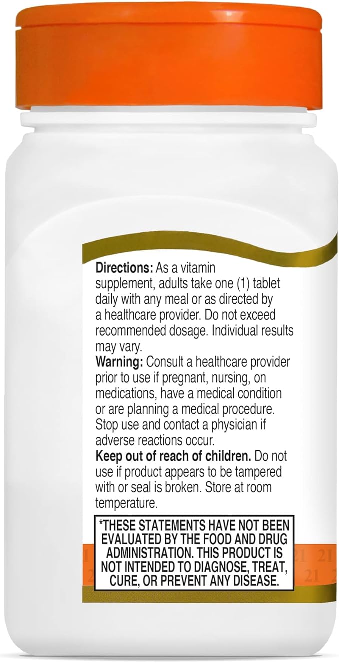 21st Century C 500 Mg Tablets, 110 Count (Pack of 3)