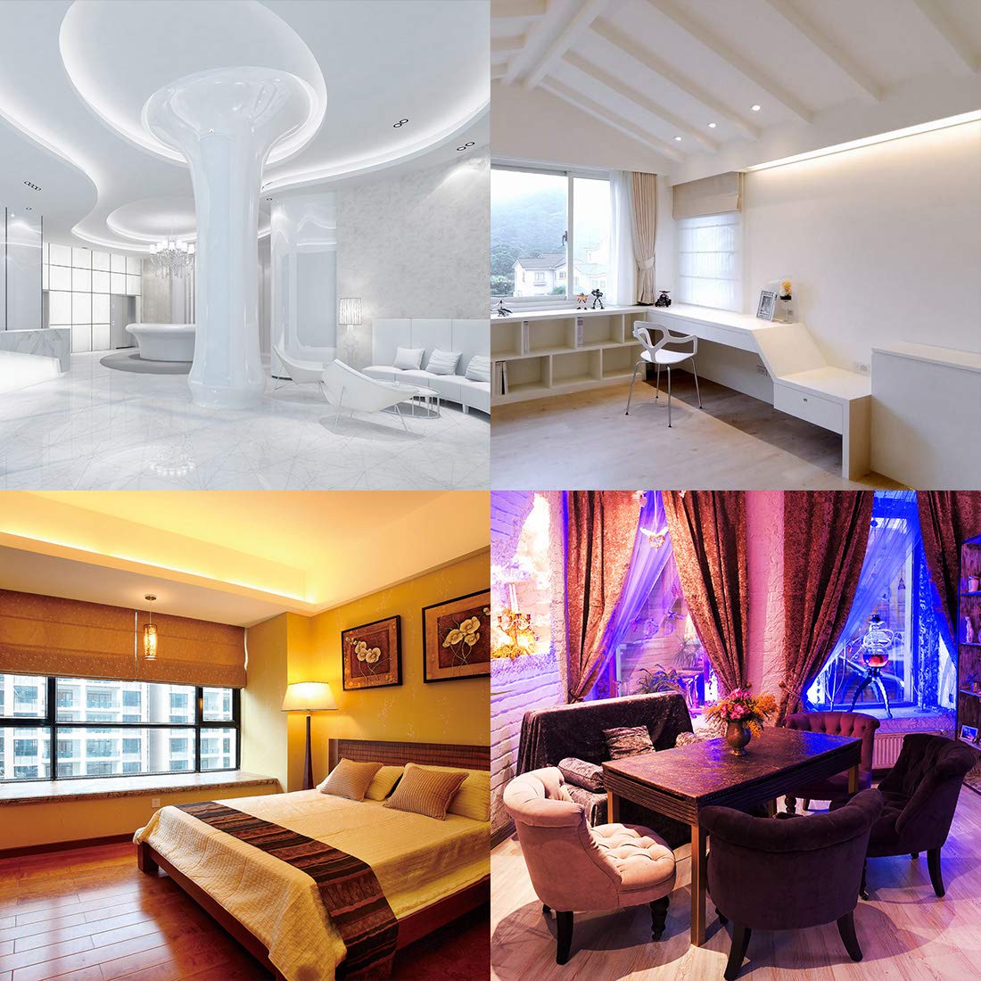 Btf-Lighting Rgbw Rgb+Warm White Sk6812 (Similar Ws2812B) Individually Addressable 3.3Ft 1M 144(2X72) Leds Flexible 4 Colors In 1 Led Dream Color Led Strip Ip65 Waterproof Dc5V Black Pcb