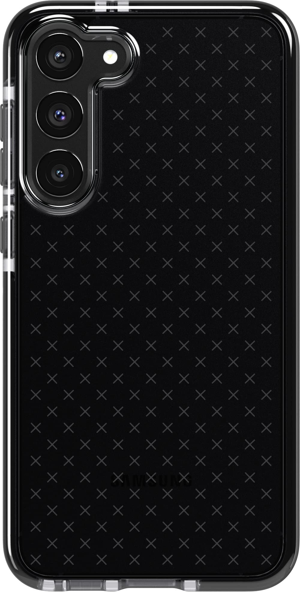 Tech21 Evo Check For Samsung Galaxy S23 Plus - Smokey Black 16Ft Drop Protecion Shockproof Shock-Resistant And Scratch-Resistant
