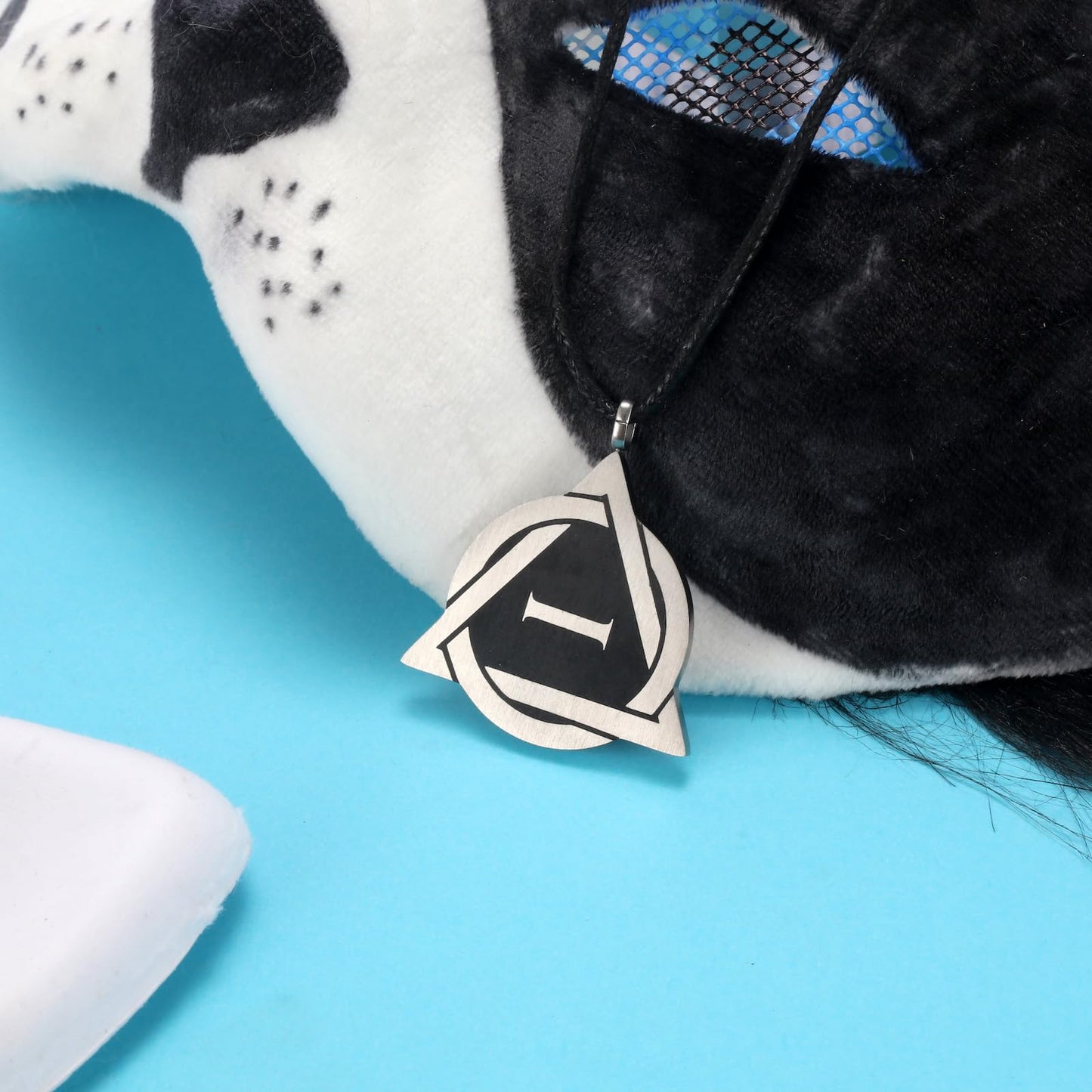 B BBPM Therian Necklace Stainless Steel Therian Pride Symbol Necklace