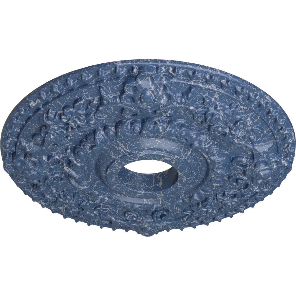 Ekena Millwork Cm18Roamc Rose Ceiling Medallion, Americana Crackle
