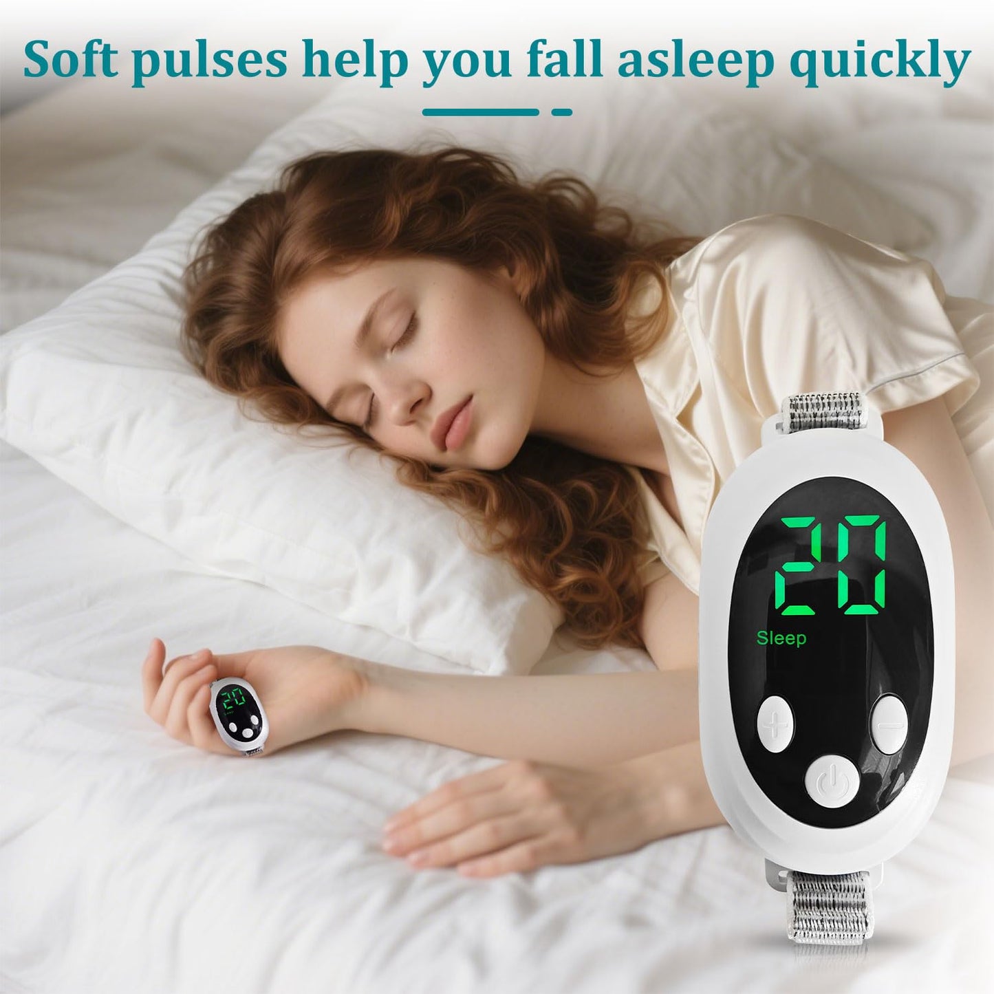 Handheld Sleep Aid Device, Anxiety Device, Relief Anxiety Help Sleep, Promotes Rest, USB Rechargeable