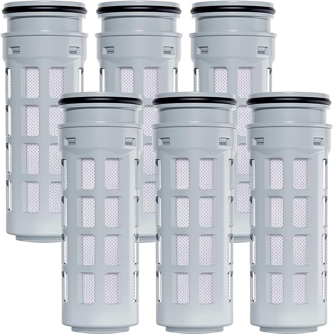 Waterdrop Replacement for Brita® Stream Pitcher Water Filter, Brita® OB05 Filter Pitchers and Dispensers, Pour Through Filters, Upgraded 7-stage Filters, Lasts 2 Months, Pack of 6