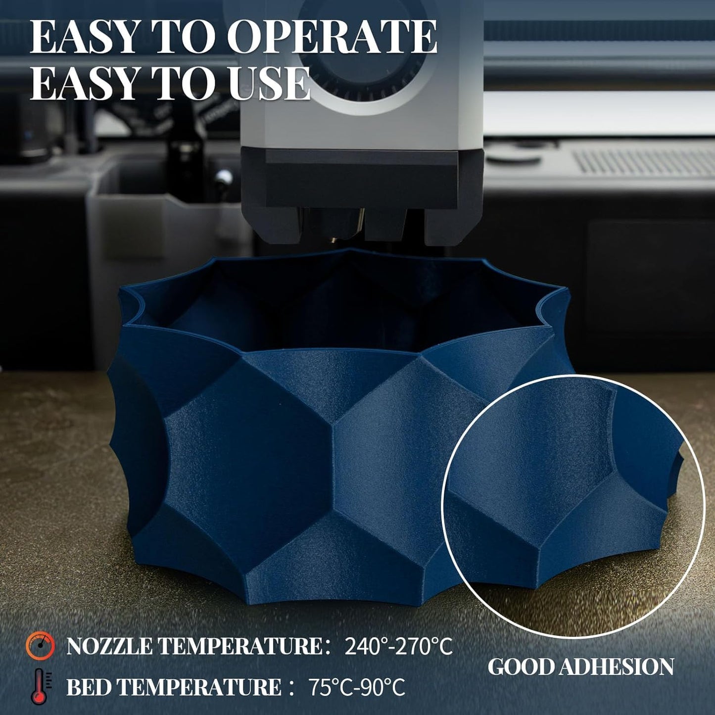 Carbon Fiber Petg Filament 1.75Mm, Tinmorry Petg-Cf 3D Printer Filament, Compatible With Bambu Lab, Creality K1C, Qidi Max3, Fla