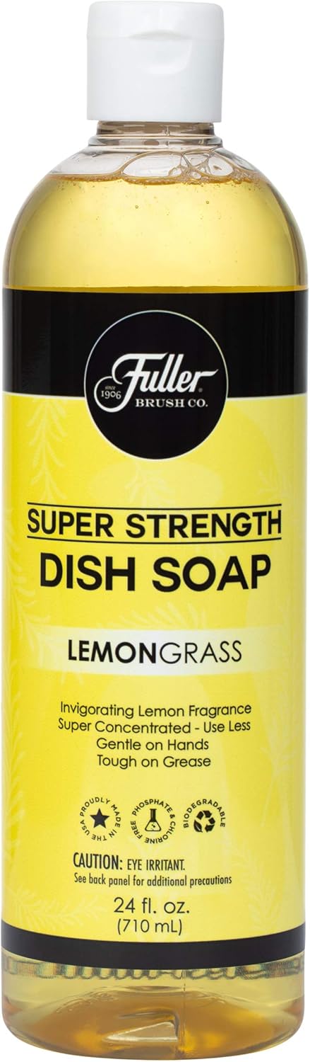 Fuller Brush Super Strength Dish Soap – Lemongrass Scent