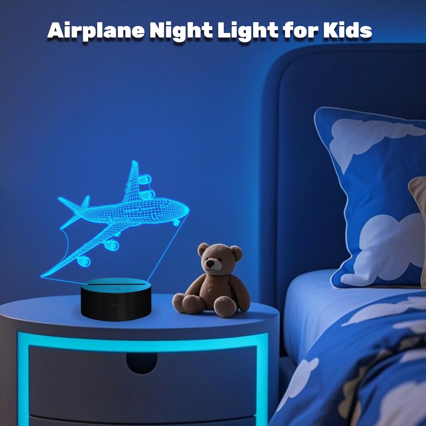 Anywin Air  Lamp with Remote Control, 16 Colors, Dimmable, Model AW-Air , Color: Air  2