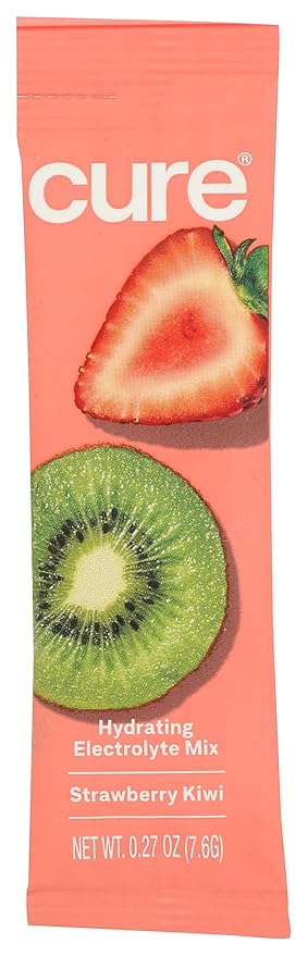 Cure Hydration, Hydration Mix Strawberry Kiwi, 0.27 Ounce