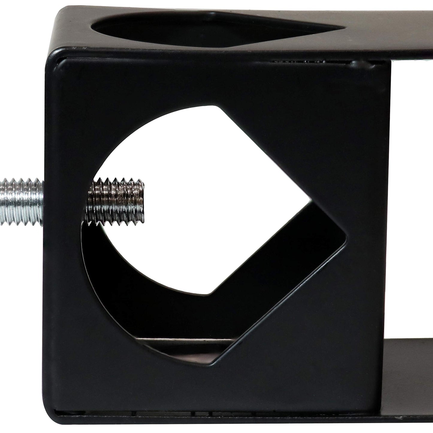 Sunnydaze Outdoor Torch Mount Holder, Black Steel Deck Clamp - 4 X 1.75 X 2.25, Model Wko-172