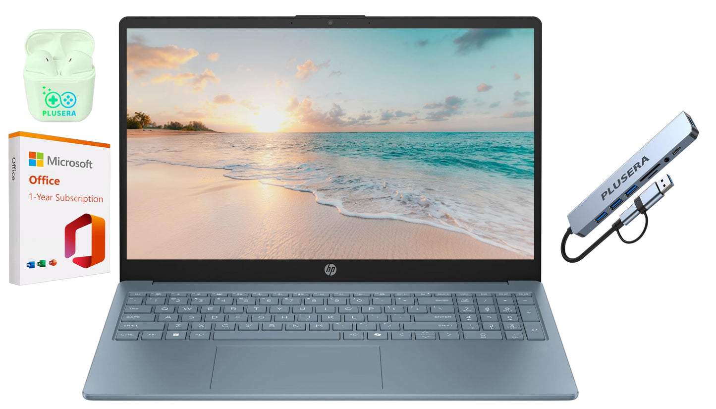 Hp 15.6 Led Business & Student Laptop, 32Gb Ram 640Gb Storage (128Gb Ufs+512Gb Docking Set), Quad-Cores Intel Pentium, Windows 1
