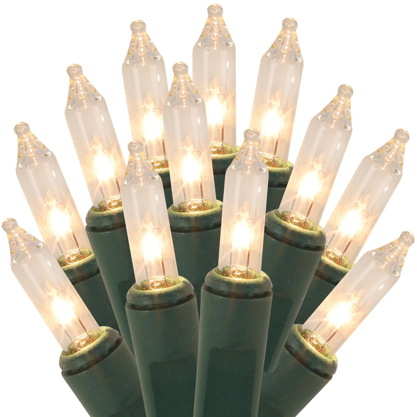 Watereem 3 Pack Clear Christmas String Lights  100 Count Each  Incandescent Mini Christmas Lights  Connectable Xmas Tree Light For Indoor Outdoor Garland Birthday Holiday Wedding Festival Party
