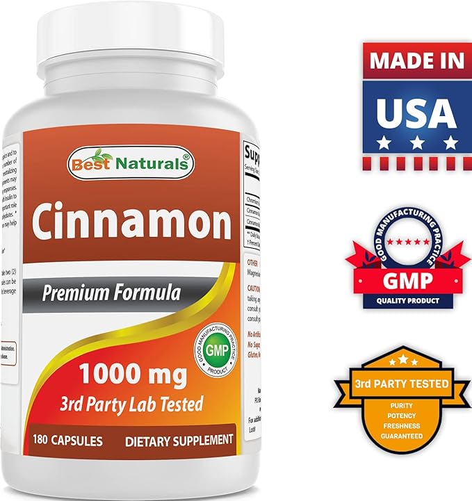 Cinnamon 1000 mg & Vitamin K2 (MK7) with D3