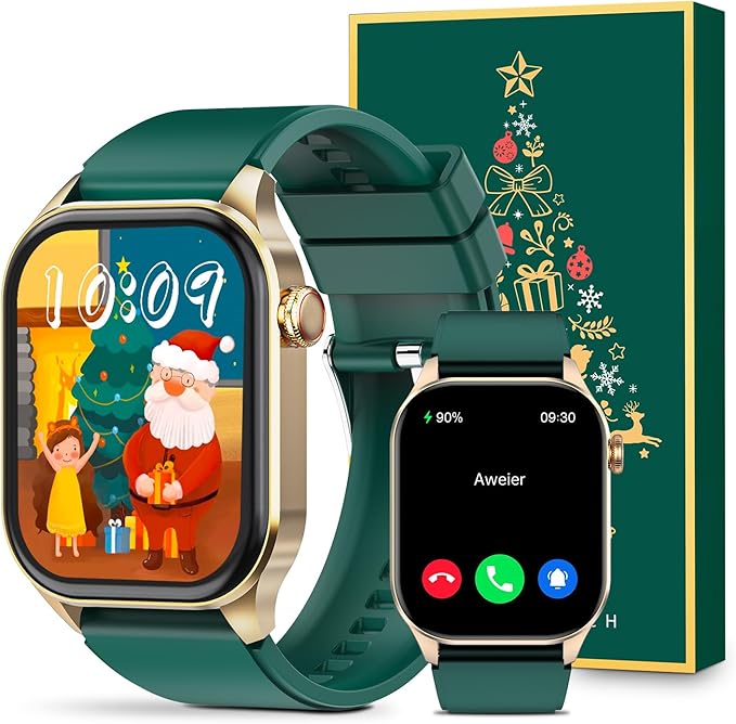 SOUYIE Smart Watch for Men Women Android iPhone, with Bluetooth Call(Answer/Make Call) 2024, 2.04" Fitness Tracker IP68 Wa...