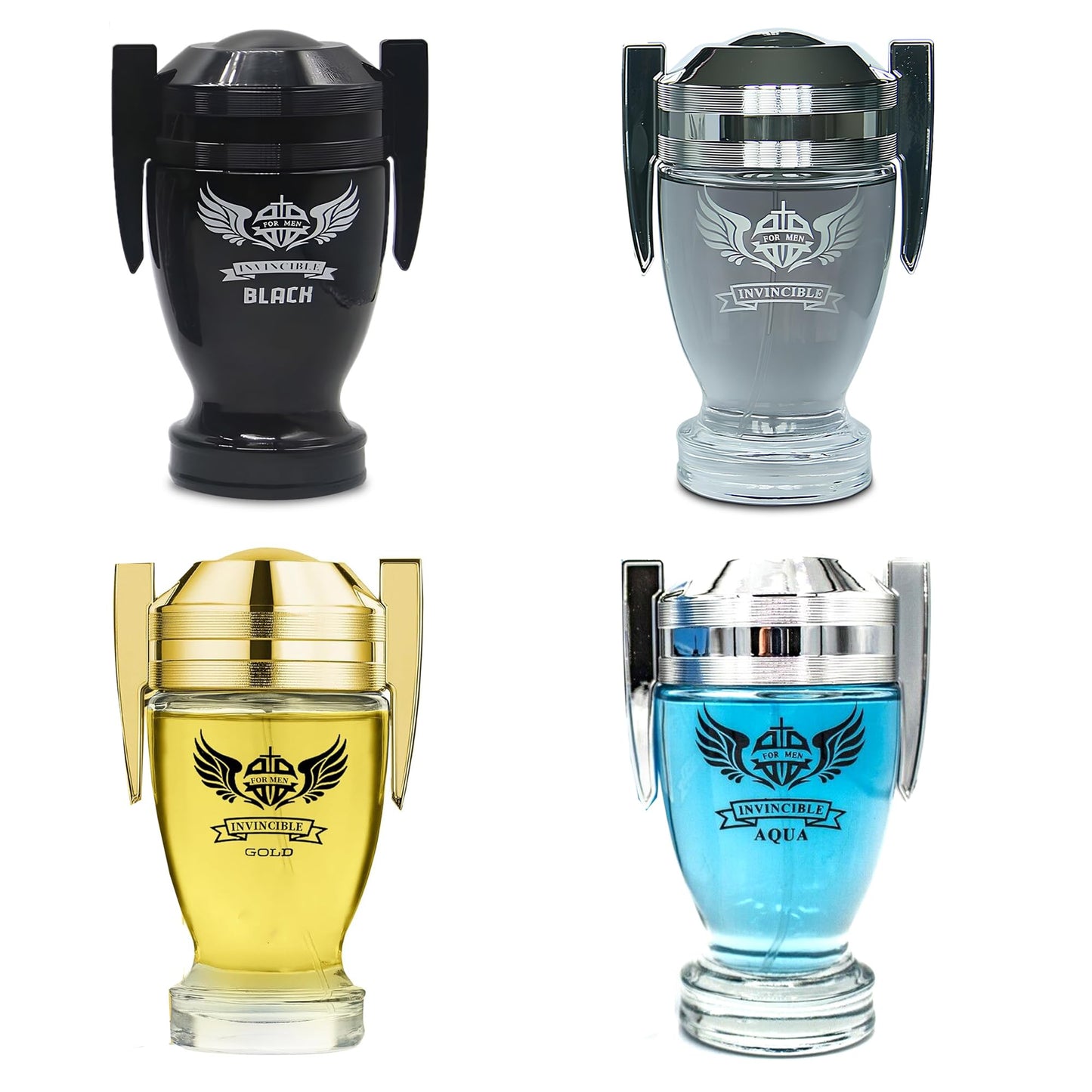 AFLUXE Men's Cologne Invincible Set Wonderful Multi Scent Eau de Toilette Natural Spray Men's Perfume For all Day Used 100ML Each Bottle(1 PCS)