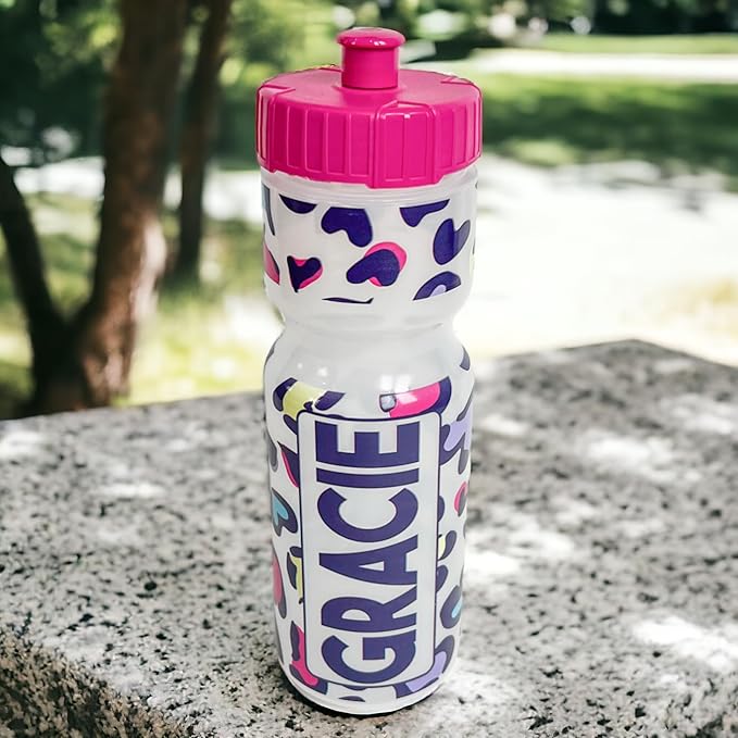 50 Strong Kids Water Bottle | 22 oz. BPA- Free Sports Squeeze Water Bottles with Pull Top Cap |Perfect Water Bottle for School | Reusable & Durable for Boys & Girls | Made in USA